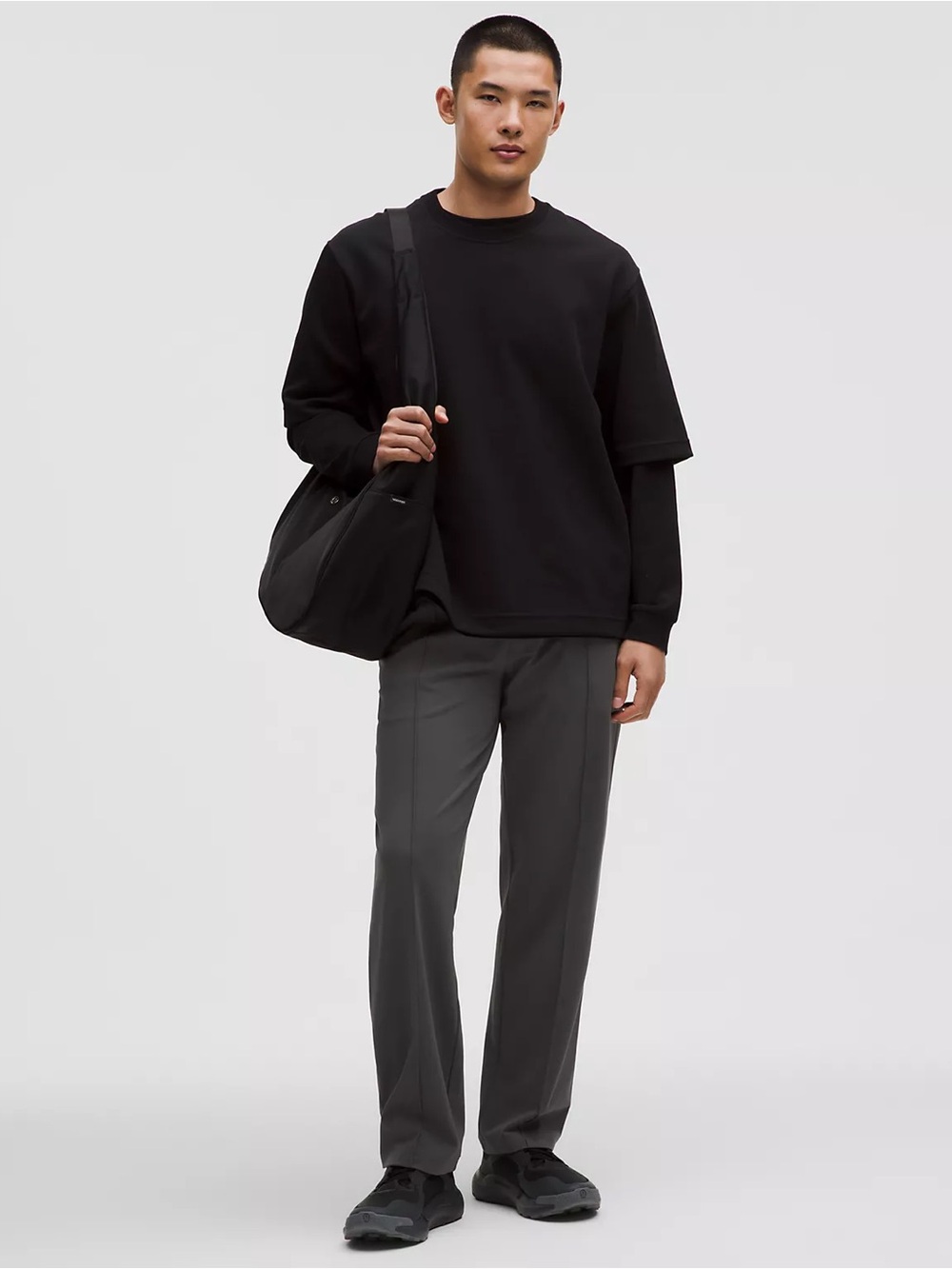 NWT Lululemon Graphite Grey Daydrift Classic-Fit Pintuck Trouser* Regular Mens M